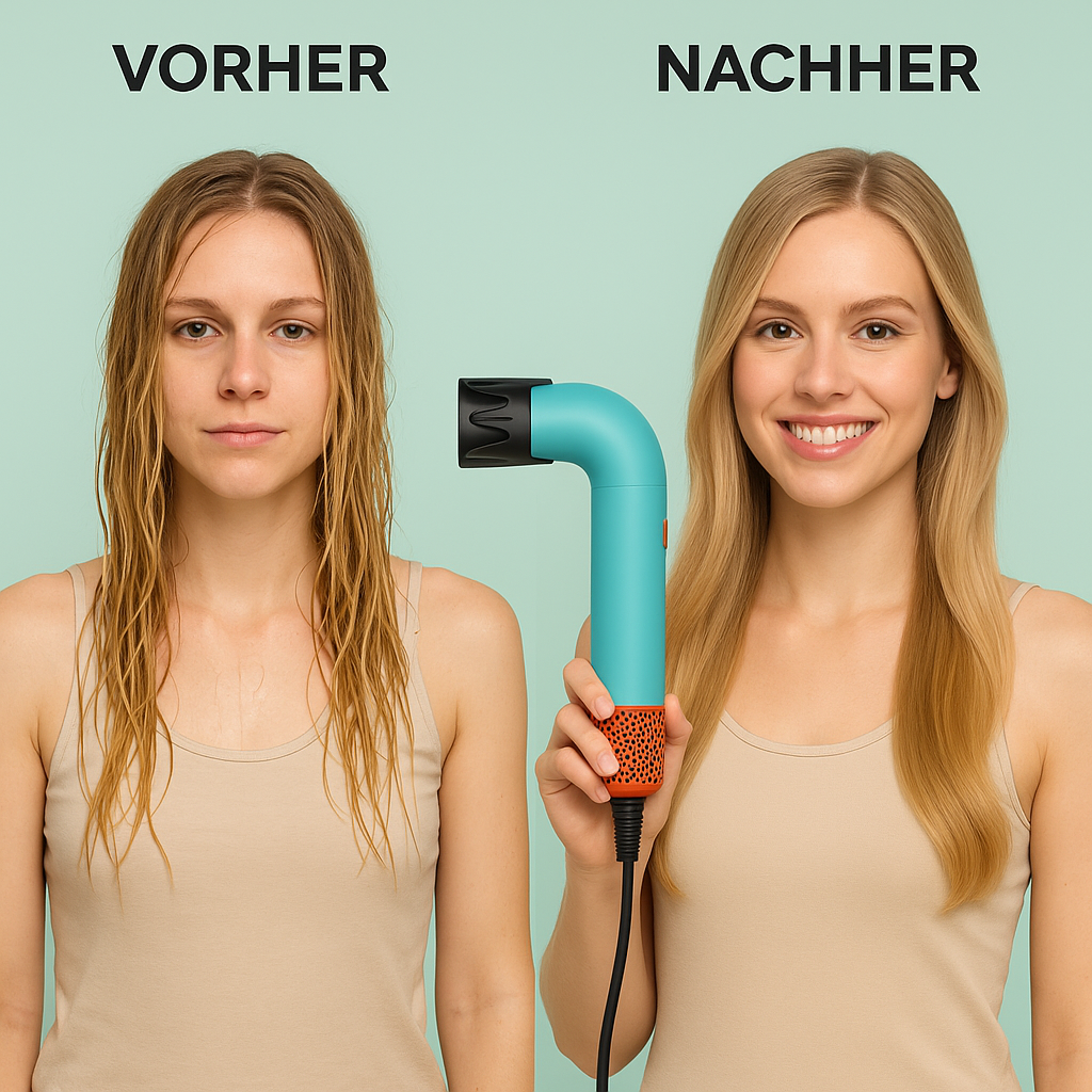 LuminAir - Profi Haartrockner mit 6 Präzisionsaufsätzen